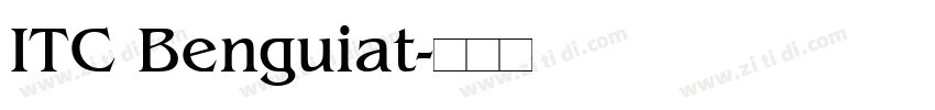 ITC Benguiat字体转换
